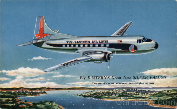 Fly Eastern's Great New Silver Falcon Airline Advertising
