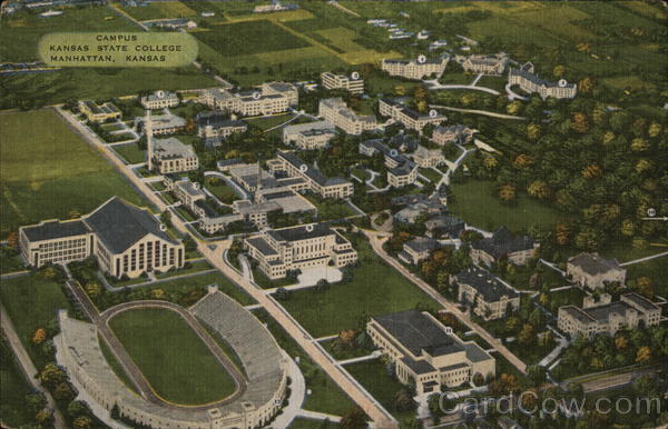 Campus, Kansas State College Manhattan