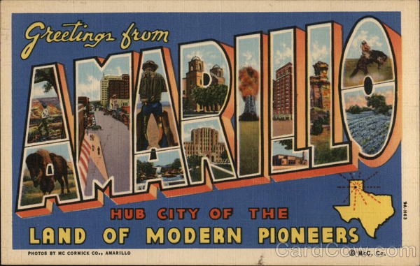 Greetings from Amarillo Texas McCormick Co., Photographers