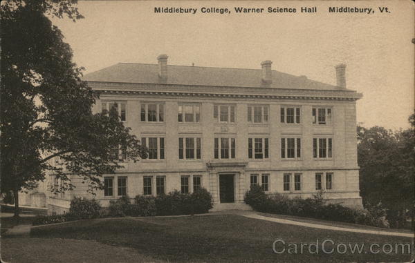 Middlebury College, Warner Science Hall Vermont