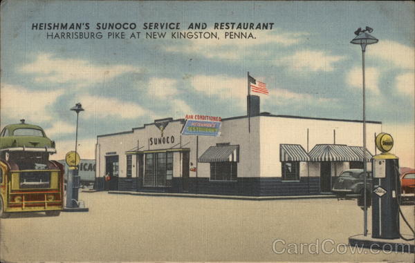 Heishman's Sunoco Service and Restaurant New Kingston Pennsylvania