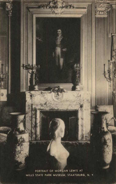 Portrait of Morgan Lewis at Mills State Park Museum Staatsburg New York