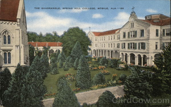 The Quadrangle, Spring Hill College Mobile Alabama
