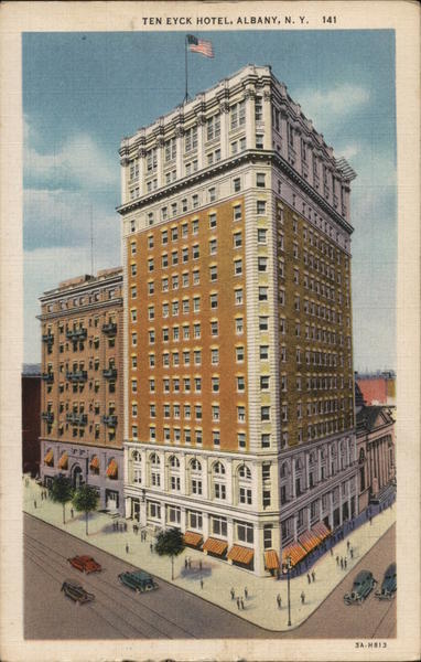 Ten Eyck Hotel Albany, NY Postcard