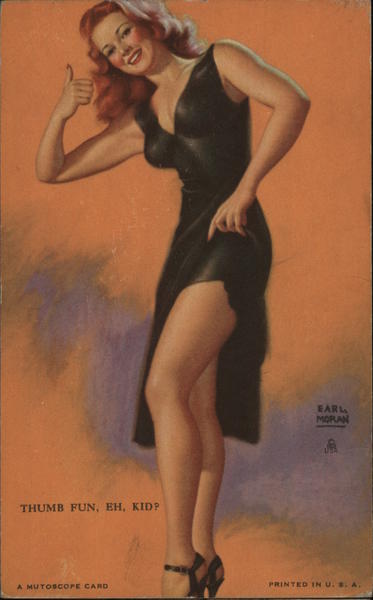 Thumb fun, eh, kid? Swimsuits & Pinup