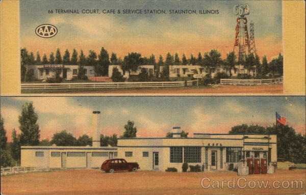 66 Terminal Court, Cafe and Service Station Staunton Illinois