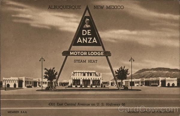 De Anza Motor Lodge Albuquerque New Mexico