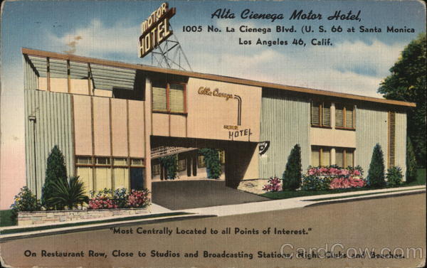 Alta Cienega Motor Hotel Los Angeles California