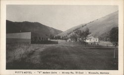 Pitt's Motel Missoula, MT Postcard Postcard Postcard