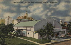 Miami's Bayfront Park Auditorium, Home of Conventions Postcard