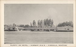 Sleepy Inn Motel - Highway 10 & 93 Missoula, MT Postcard Postcard Postcard