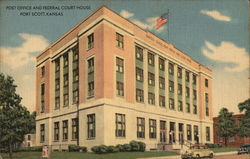 Post Office and Federal Court House Fort Scott, KS Postcard Postcard Postcard