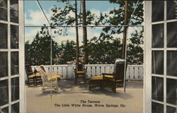 The Terrace, The Little White House Warm Springs, GA Postcard Postcard Postcard