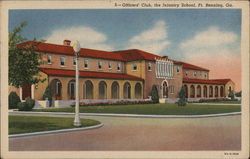 Officers' Club, the Infantry School Fort Benning, GA Postcard Postcard Postcard