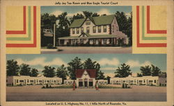 Jolly Jay Tea Room and Blue Eagle Tourist Court Roanoke, VA Postcard Postcard Postcard