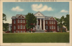 The Lutheran Children's Home of the South Postcard