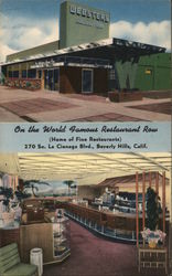 Webster's La Cienega Postcard