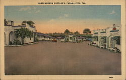 Glen Modern Cottages Panama City, FL Postcard Postcard Postcard