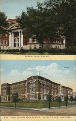 Senior High School, West Side Junior High School Postcard