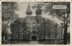 Warren High School Pennsylvania Postcard Postcard Postcard