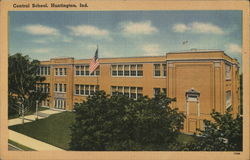 Central School Postcard