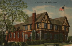 Elks Club Elgin, IL Postcard Postcard Postcard