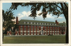 Architectural Building, University of Illinois Postcard