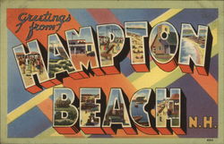 Greetings from Hampton Beach New Hampshire Postcard Postcard Postcard