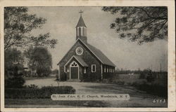 St. Joan d'Arc R.C. Church Woodstock, NY Postcard Postcard Postcard