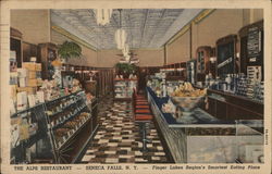 The Alps Restaurant Postcard