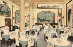 A Savarin Dining Room, Pennsylvania Station Baltimore, MD Postcard Postcard Postcard