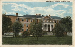 Marion City Hospital Postcard