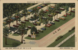Beacon Trailer Park Postcard
