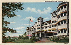 Soo-Nipi Lodge, Lake Sunapee New Hampshire Postcard Postcard Postcard