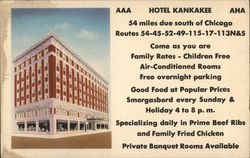 Hotel Kankakee Illinois Postcard Postcard Postcard