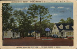 Smith's Motor Court Myrtle Beach, SC Postcard Postcard Postcard