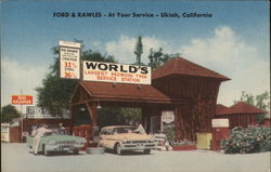 Ford & Rawles Ukiah, CA Postcard Postcard Postcard