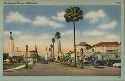 Westwood Village, California Postcard