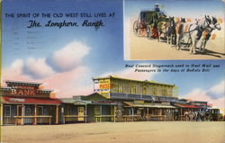 The Longhorn Ranch Moriarty, NM Postcard Postcard Postcard