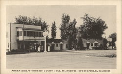 Ahren Kiel's Tourist Court, Route 66 North Postcard