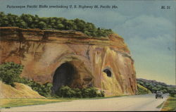 Picturesque Pacific Bluffs Overlooking US Highway 66 Missouri Postcard Postcard Postcard