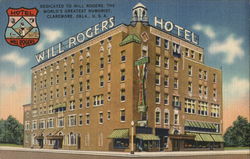 Hotel Will Rogers Claremore, OK Postcard Postcard Postcard