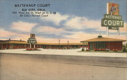 Westerner Court Postcard