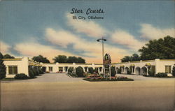 Star Courts Postcard