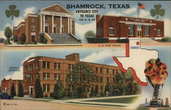 Entrance City to Texas Postcard