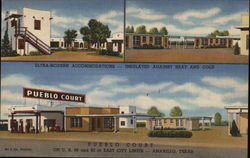 Pueblo Court Amarillo, TX Postcard Postcard Postcard