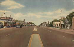Highway U.S. 66 Through Tucumcari Highway U.S. 66 Through Tucumcari
