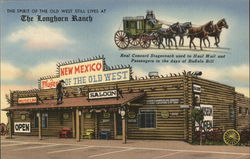 The spirit of the Old West still lives at The Longhorn Ranch Postcard