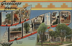 Greetings From New Mexico Postcard