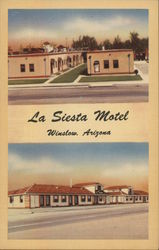 La Siesta Motel Postcard